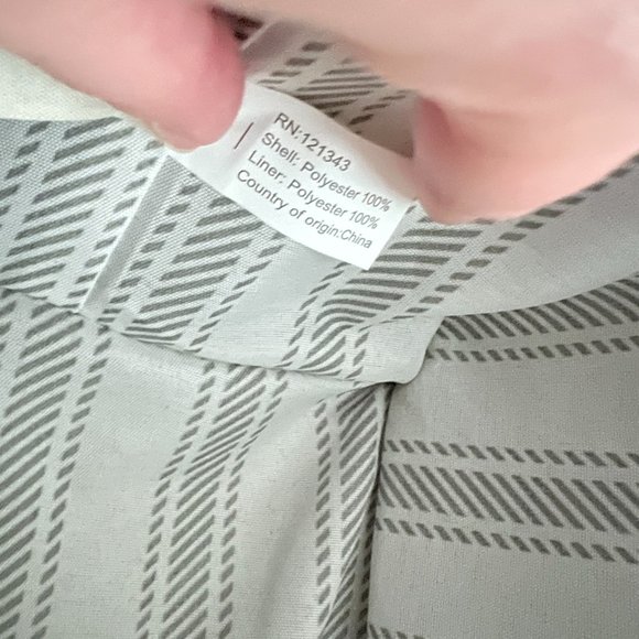 rae dunn check your pockets fabric laundry storage organization basket nwot - Picture 5 of 10